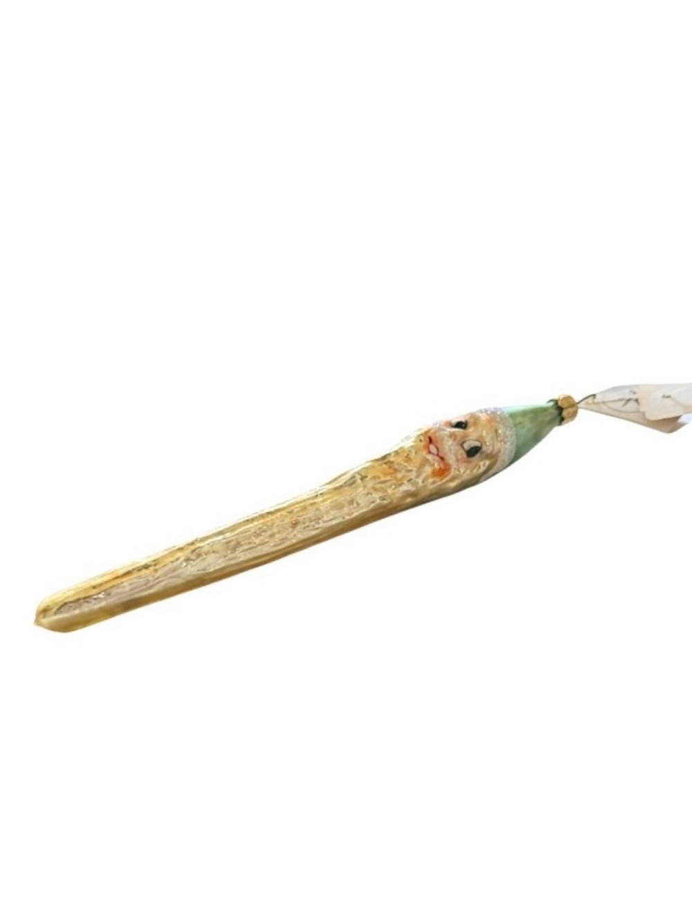 Christopher Radko Pencil Santa Claus Icicle Mouth Blown Glass Ornament 1995 - Picture 2 of 8